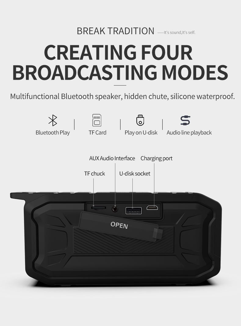Loud Metal Bluetooth Speaker model YX3 | Hifi Media Store