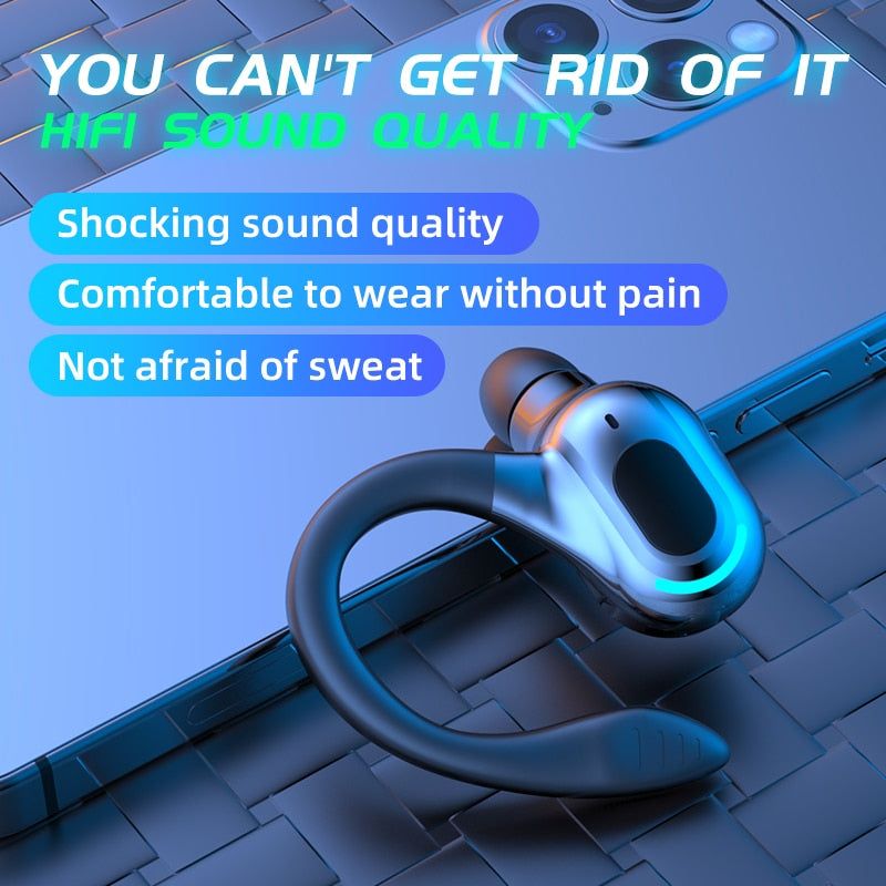 M-F8 Auricular Bluetooth con Gancho para la Oreja | Hifi Media Store