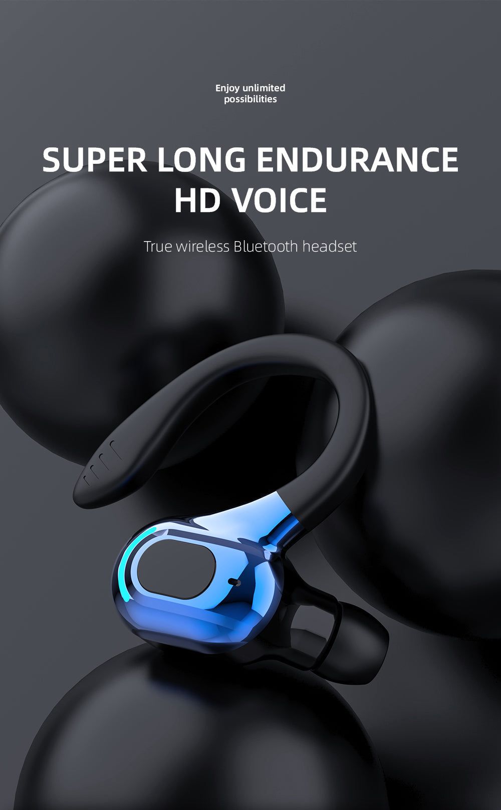 M-F8 Auricular Bluetooth con Gancho para la Oreja | Hifi Media Store