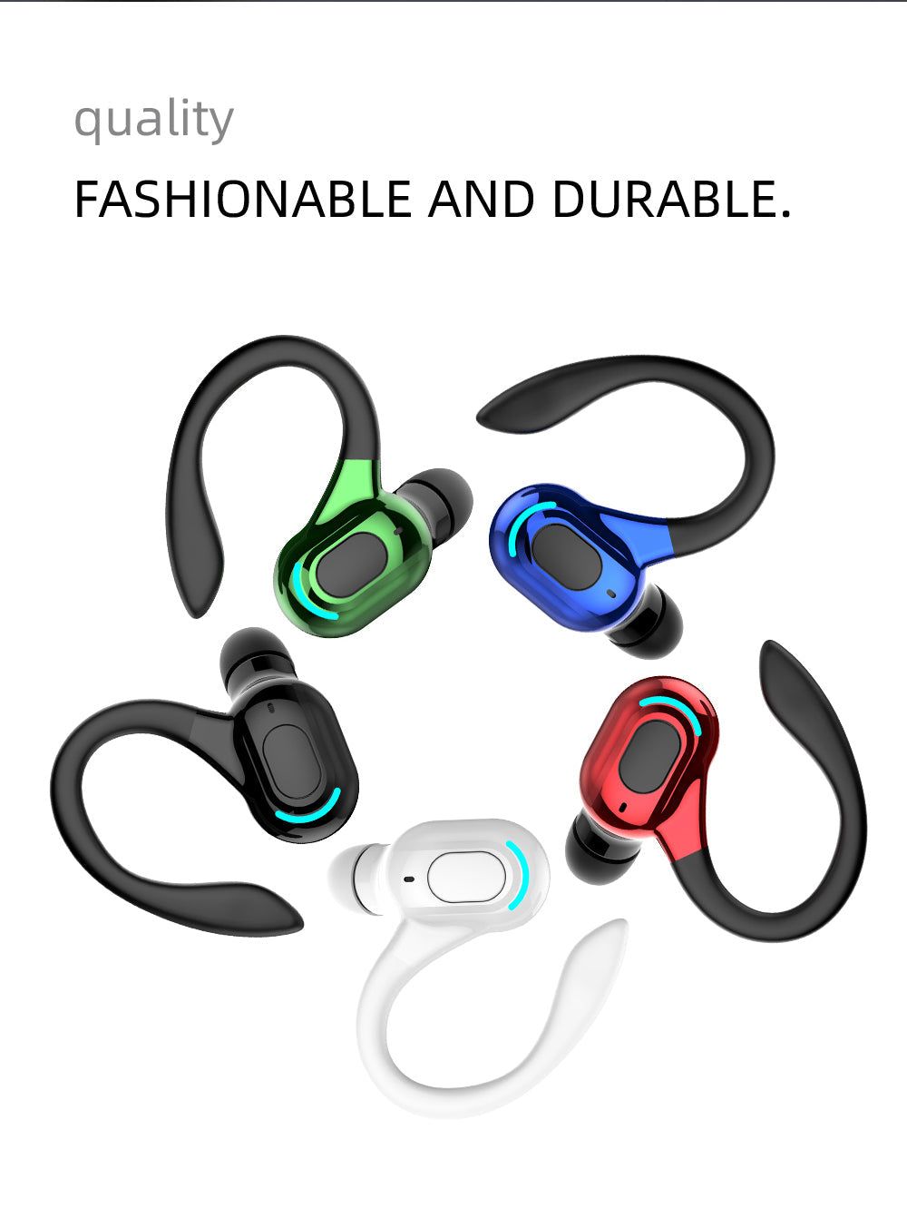 M-F8 Auricular Bluetooth con Gancho para la Oreja | Hifi Media Store