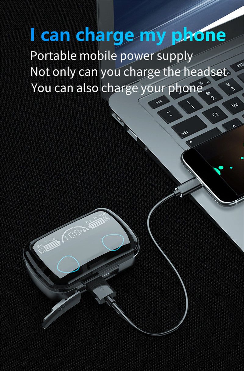 M10 TWS Earbuds With Adaptor | Hifi Media Store