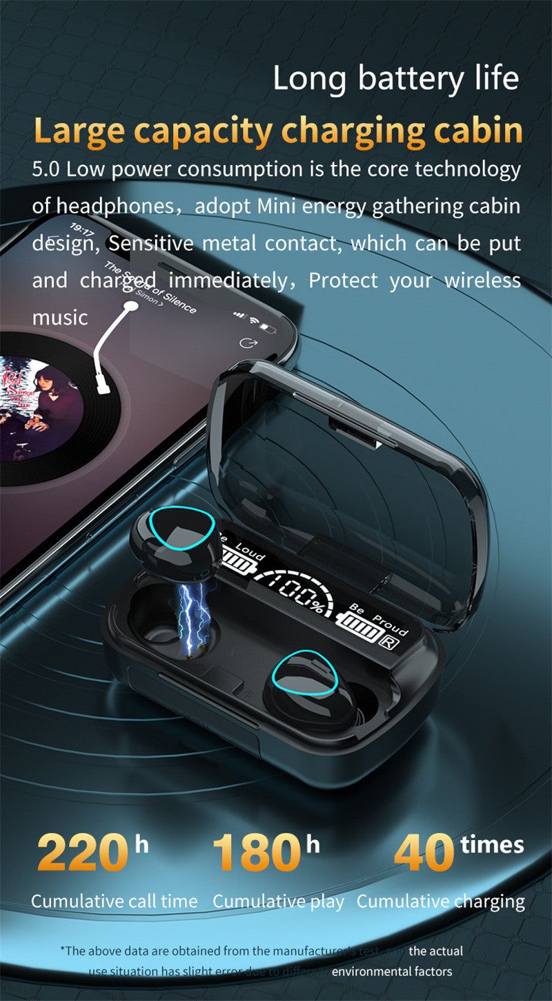 M10 TWS Earbuds With Adaptor | Hifi Media Store