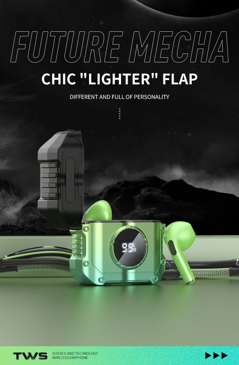 M2 Mech TWS Gaming Earbuds With Led Display | Hifi Media Store