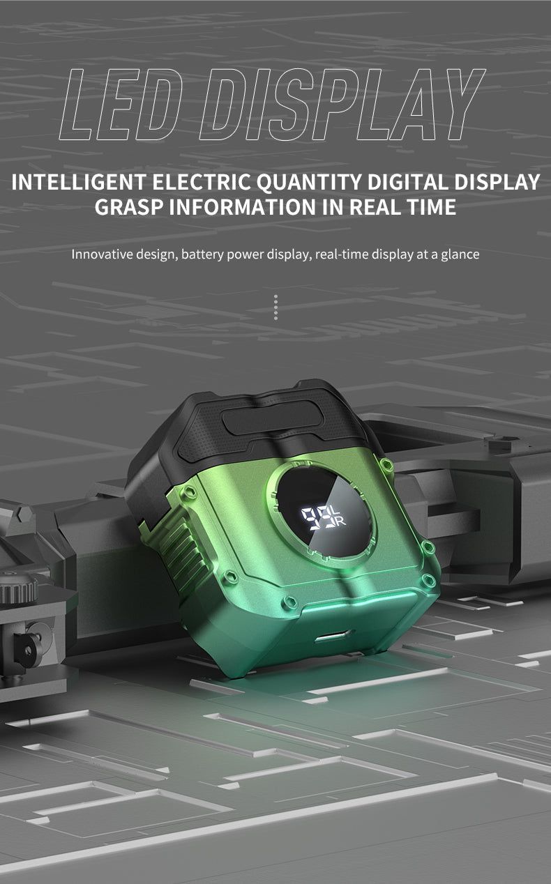 M2 Mech TWS Gaming Earbuds With Led Display | Hifi Media Store