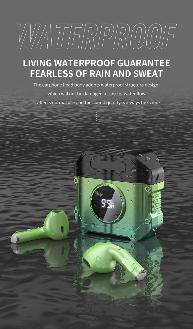 M2 Mech TWS Gaming Earbuds With Led Display | Hifi Media Store
