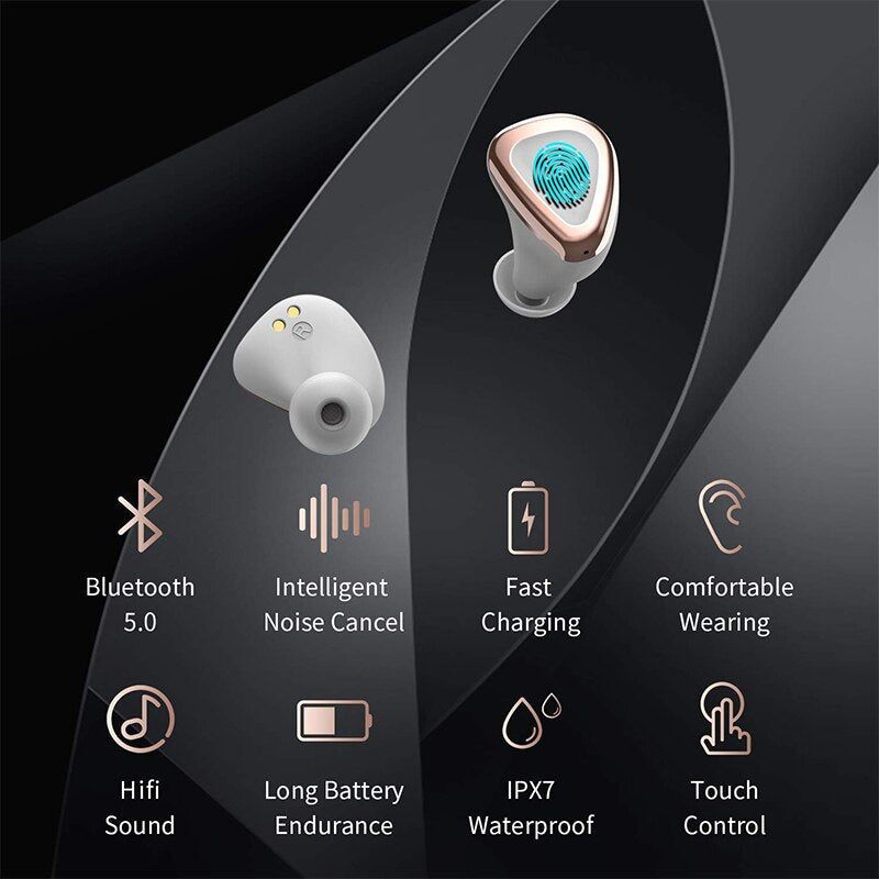 M2 TWS Earbuds with Smart Touch Control | Hifi Media Store