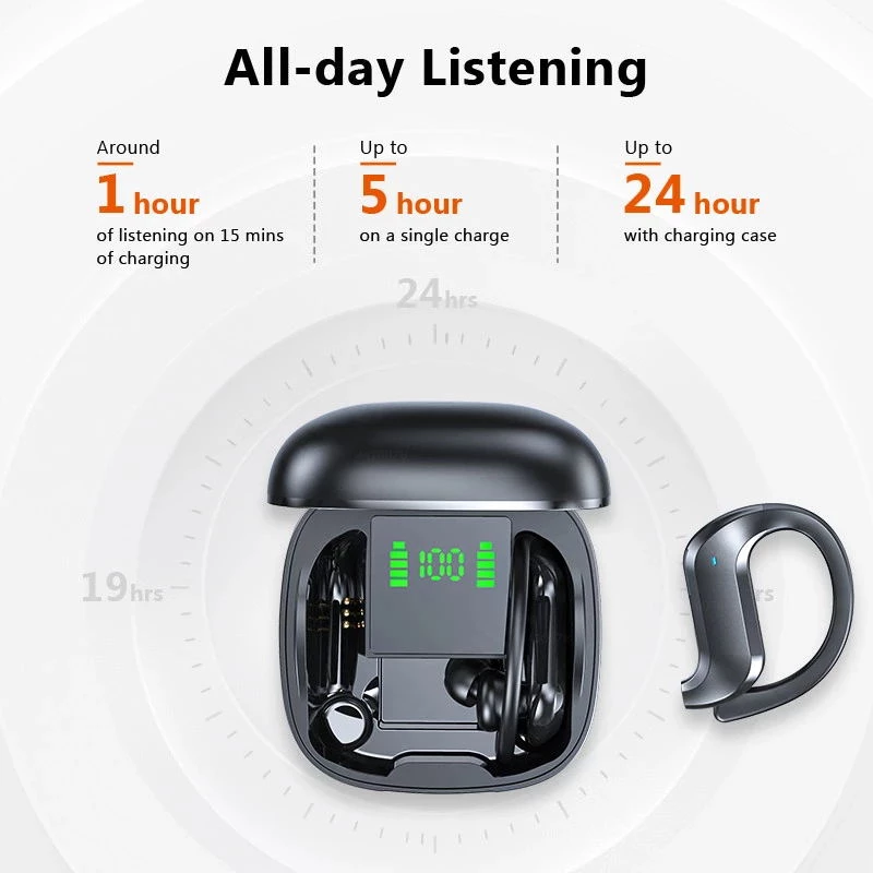 MD03 - Auriculares Deportivos Bluetooth con Gancho Para La Oreja | Hifi Media Store