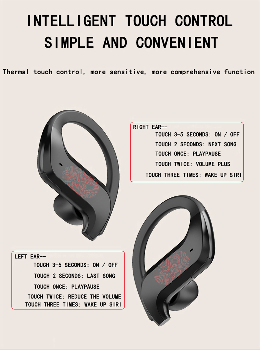 MD03 - Auriculares Deportivos Bluetooth con Gancho Para La Oreja | Hifi Media Store