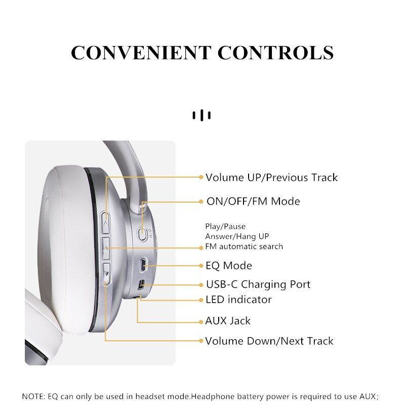 MH-10 Wireless 2-in-1 Speaker Function Headphone with Microphone and Radio | Hifi Media Store