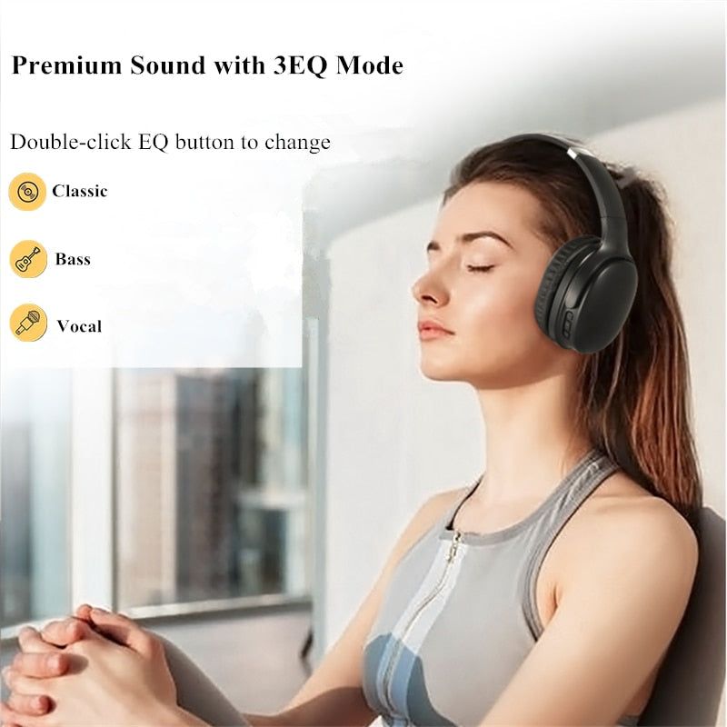 MH-13 Wireless 2-in-1 Speaker Function Headphone with Microphone and Radio | Hifi Media Store