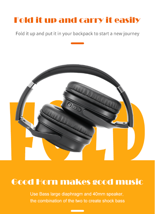 MH-13 Wireless 2-in-1 Speaker Function Headphone with Microphone and Radio | Hifi Media Store