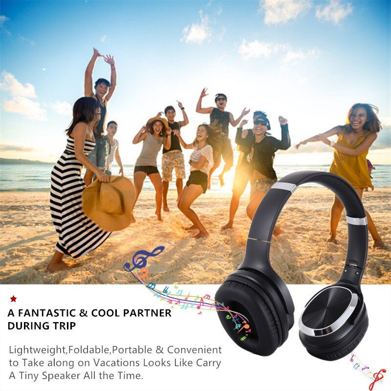 MH-14 Wireless 2-in-1 Speaker Function Headphone with Microphone and Radio | Hifi Media Store