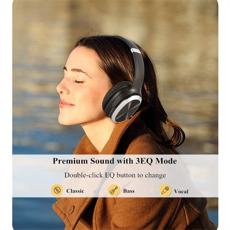 MH-14 Wireless 2-in-1 Speaker Function Headphone with Microphone and Radio | Hifi Media Store