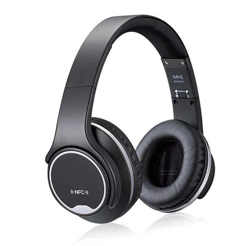 MH-1 Wireless 2-in-1 Speaker Function Headphone with Microphone and Radio Black | Hifi Media Store