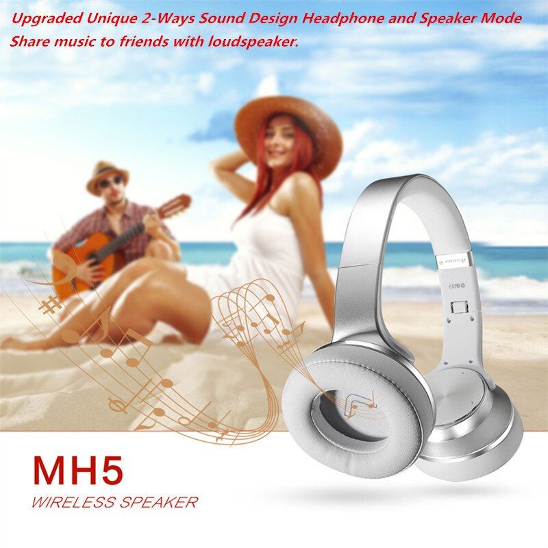 MH5 Wireless 2-in-1 Headphone with Speaker Function | Hifi Media Store