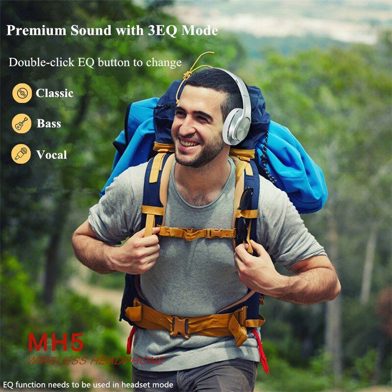 MH5 Wireless 2-in-1 Headphone with Speaker Function | Hifi Media Store