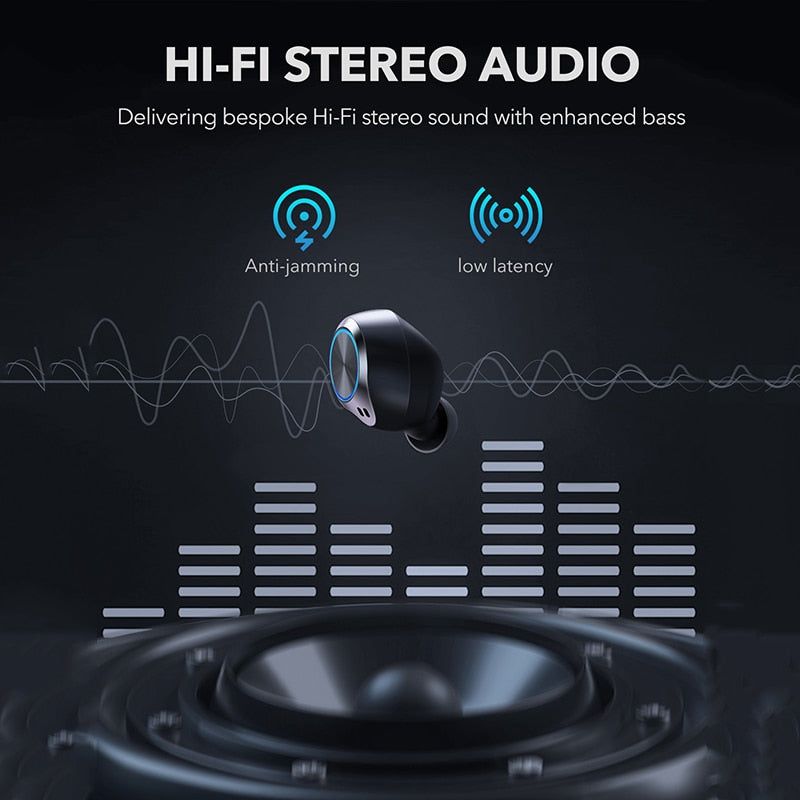 MI08 True Wireles Stereo Earbuds with Hifi Sound | Hifi Media Store