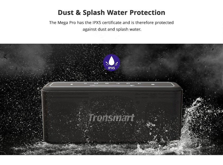 Mega Pro Bluetooth Portable Speaker 60W | Hifi Media Store
