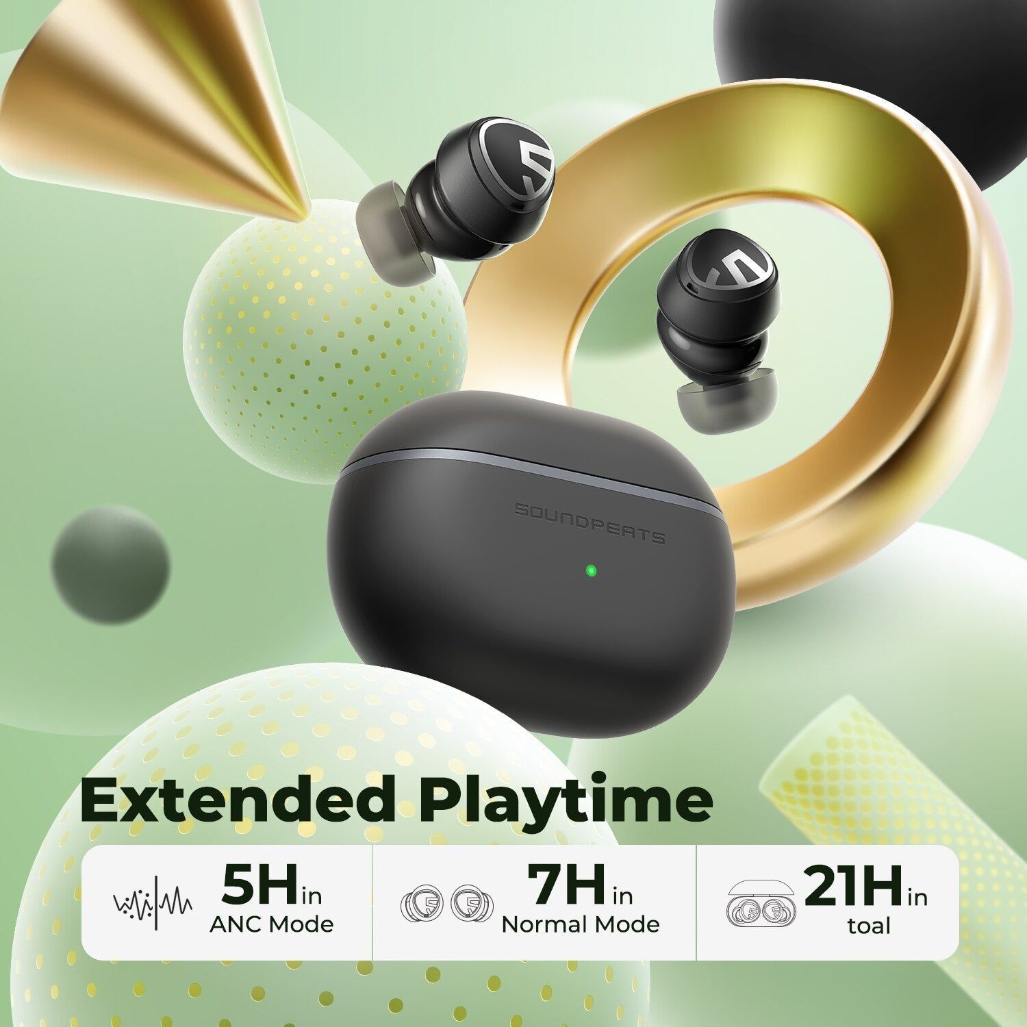 Mini Pro Wireless Earbuds With Hybrid Active Noise Cancelling | Hifi Media Store