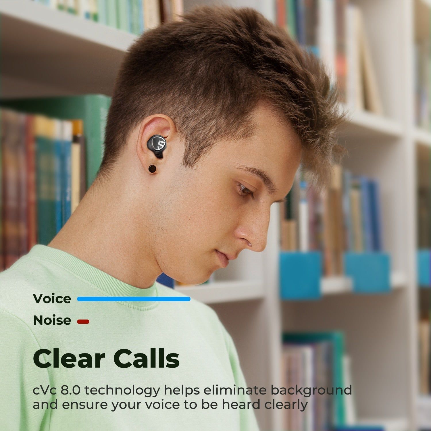 Mini Pro Wireless Earbuds With Hybrid Active Noise Cancelling | Hifi Media Store