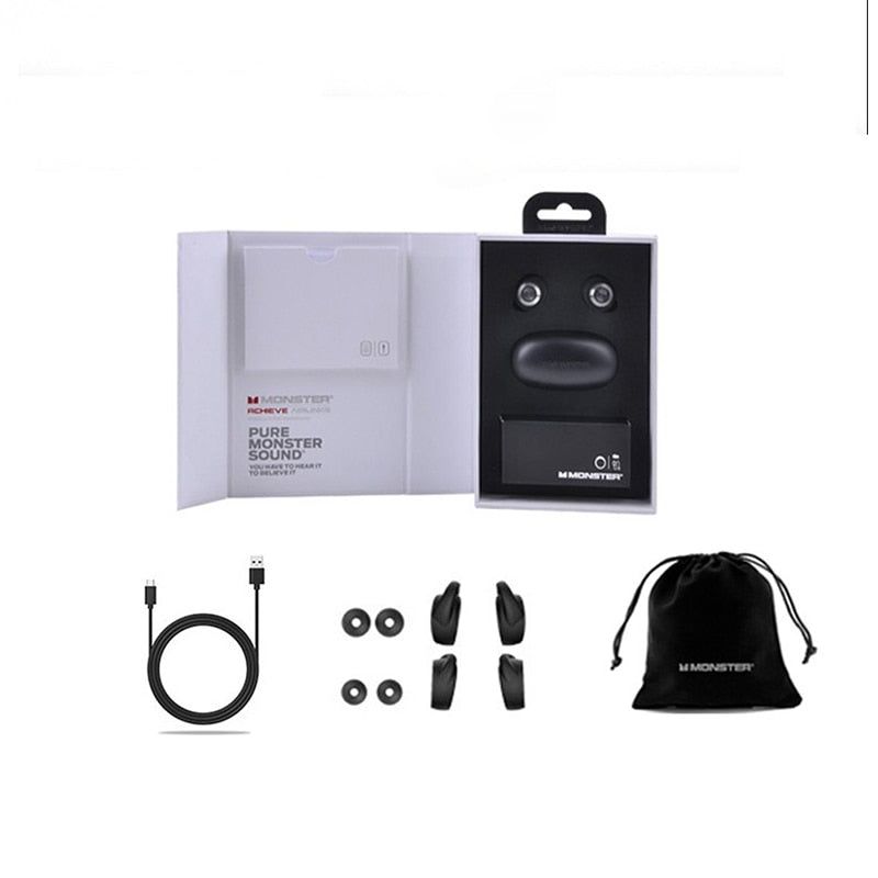 Monster Achieve 100 AirLinks - Auriculares Bluetooth TWS | Hifi Media Store