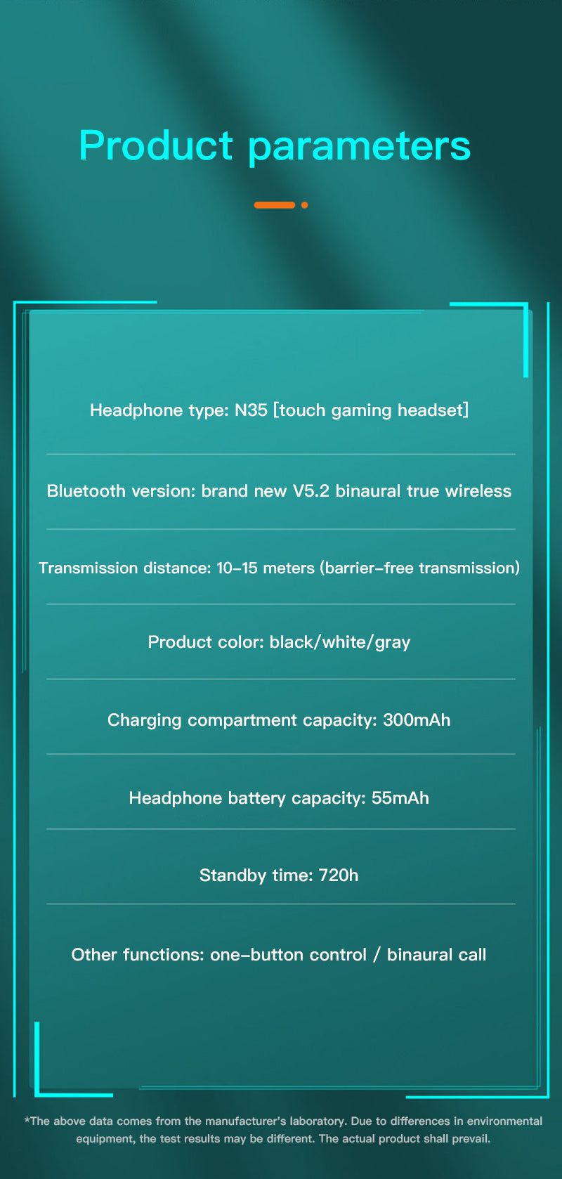 N35X Bluetooth Gaming Earbuds | Hifi Media Store