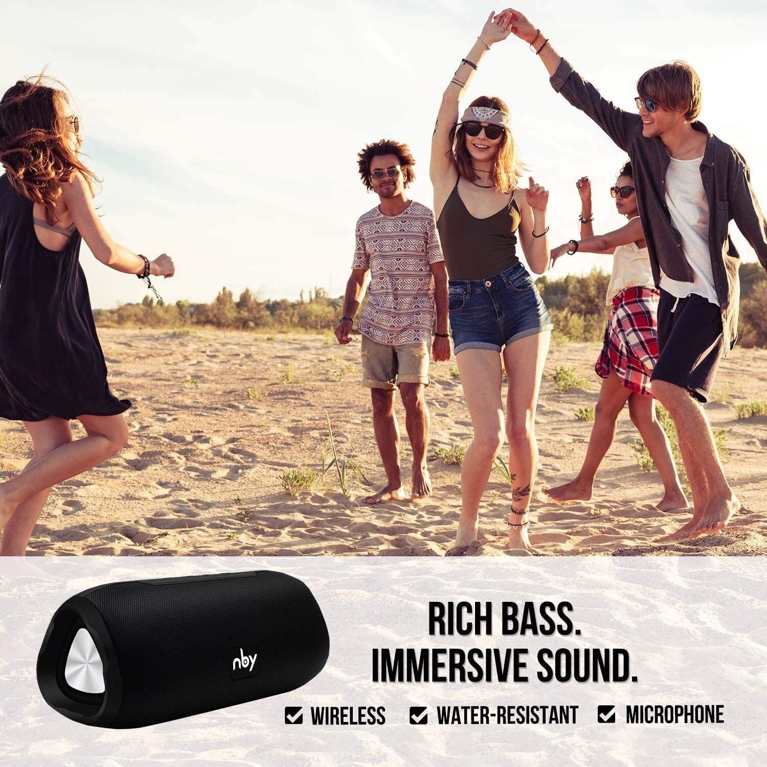 NBY-6670 Bluetooth Portable Speaker 10W | Hifi Media Store