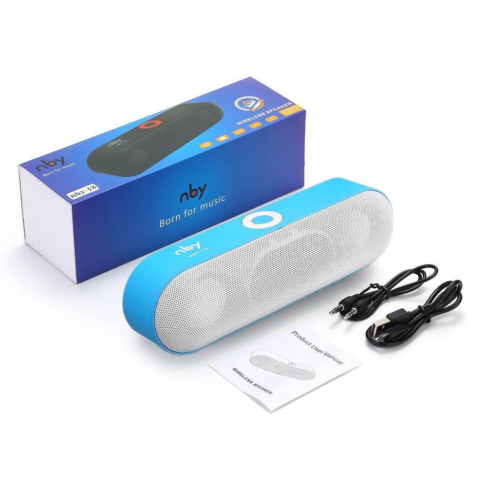 NBY18 Bluetooth Portable Speaker Global Blue | Hifi Media Store