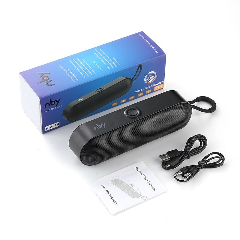 NBY18 Bluetooth Portable Speaker Global Black | Hifi Media Store