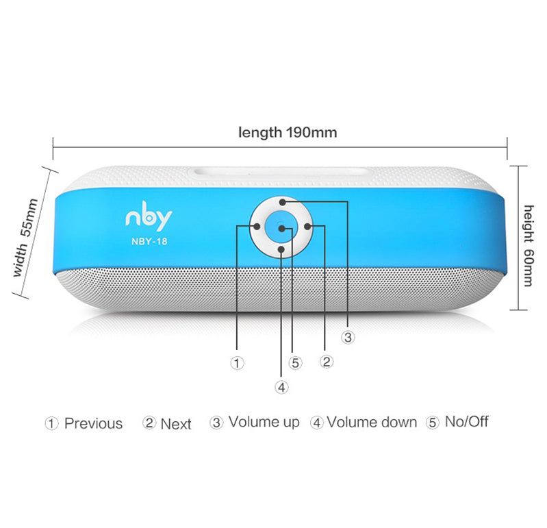 NBY18 Bluetooth Portable Speaker | Hifi Media Store