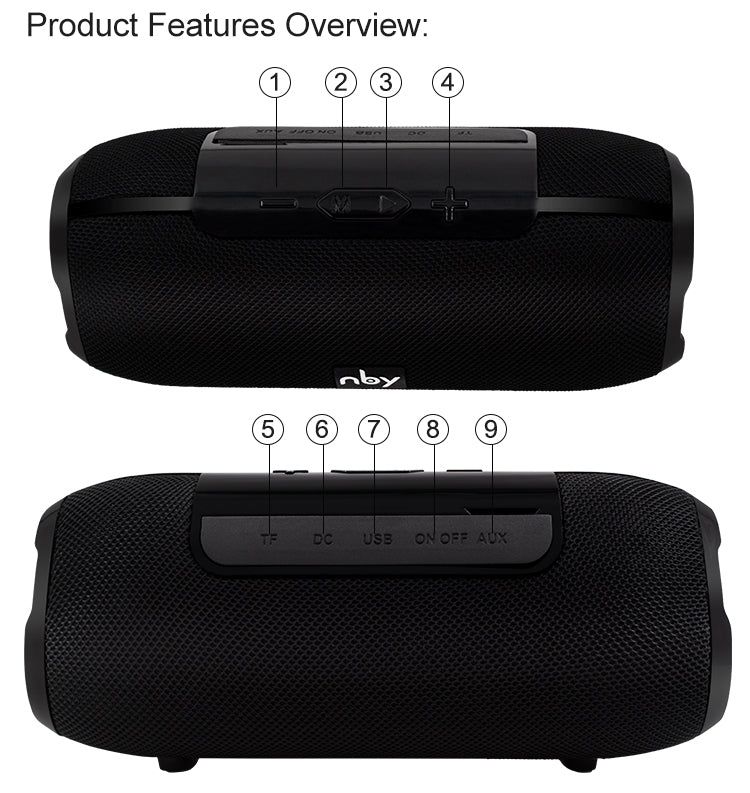 NBY6660 Bluetooth Portable Speaker | Hifi Media Store