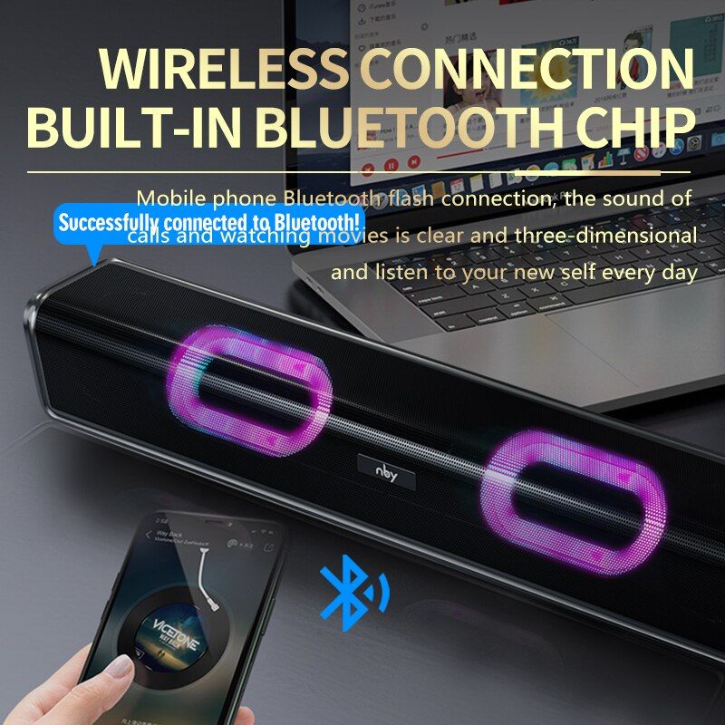 NBY8891 Bluetooth Portable Speaker with 3D Surround Stereo Sound | Hifi Media Store