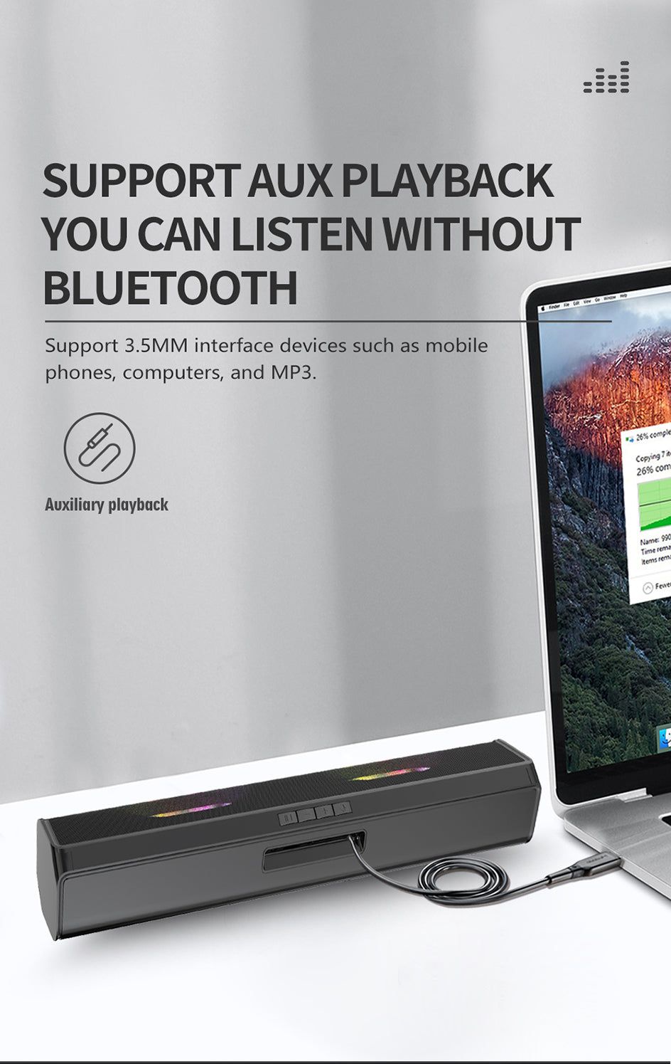 NBY8891 Bluetooth Portable Speaker with 3D Surround Stereo Sound | Hifi Media Store