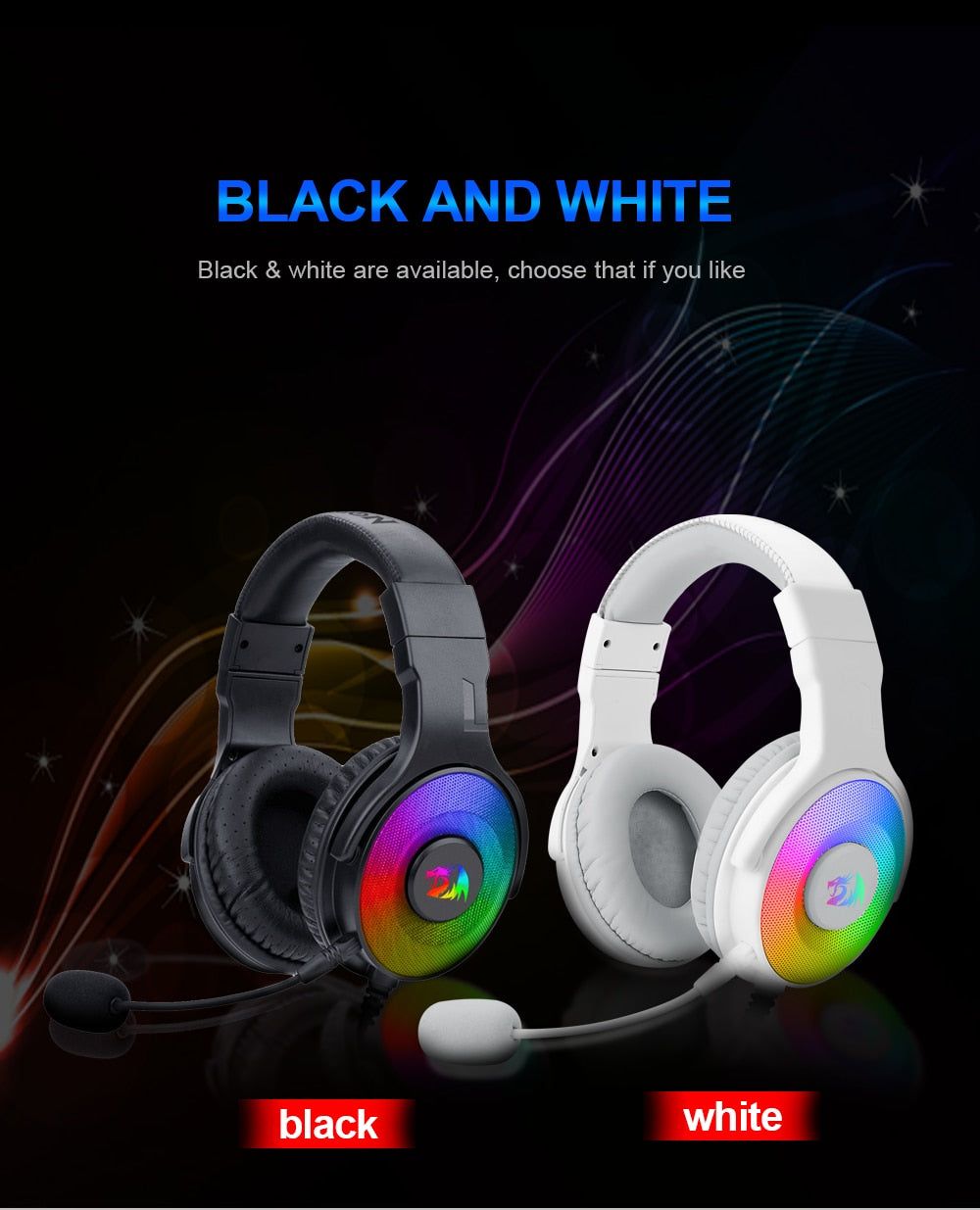 H350 Pandora Wired Gaming Headset for PC/PS4/XBOX One/NS With Led Lights | Hifi Media Store