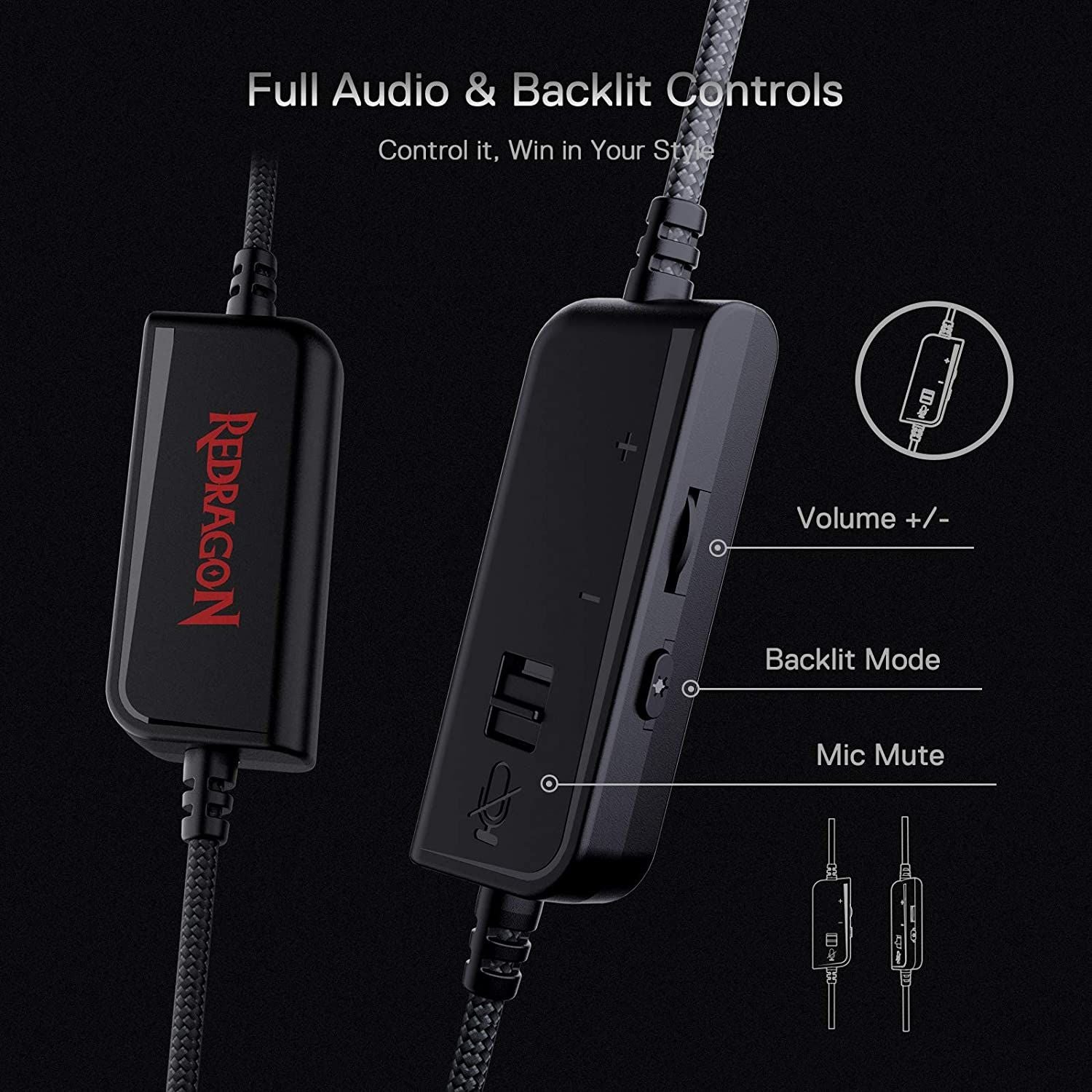 H350 Pandora Wired Gaming Headset for PC/PS4/XBOX One/NS With Led Lights | Hifi Media Store
