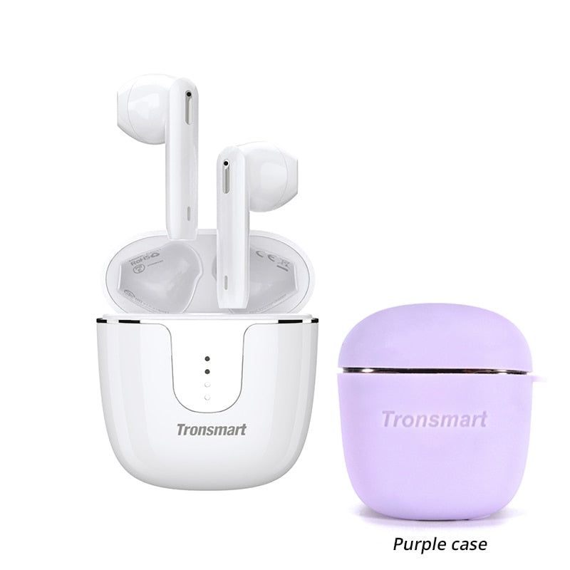 Onyx Ace Pro TWS Earbuds White and PurpleCase | Hifi Media Store