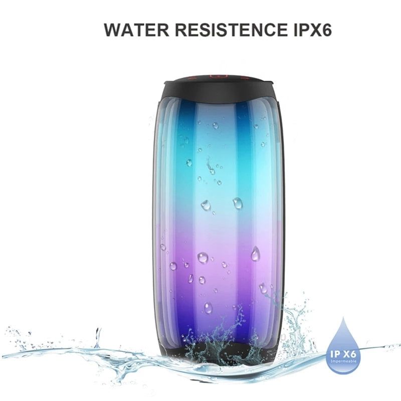 P40 Pro Bluetooth Portable Speaker with RGB Colorful LED Light | Hifi Media Store