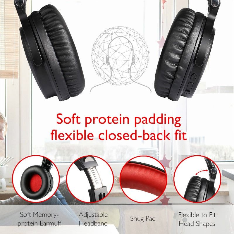PRO-M Wireless Headphones 110Hrs + Stereo Gaming Headset With Microphone | Hifi Media Store