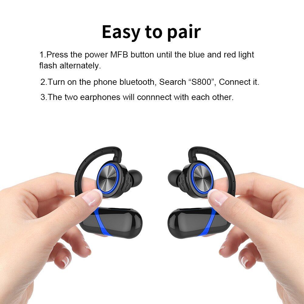 S800 - Auriculares TWS con Gancho Para la Oreja | Hifi Media Store