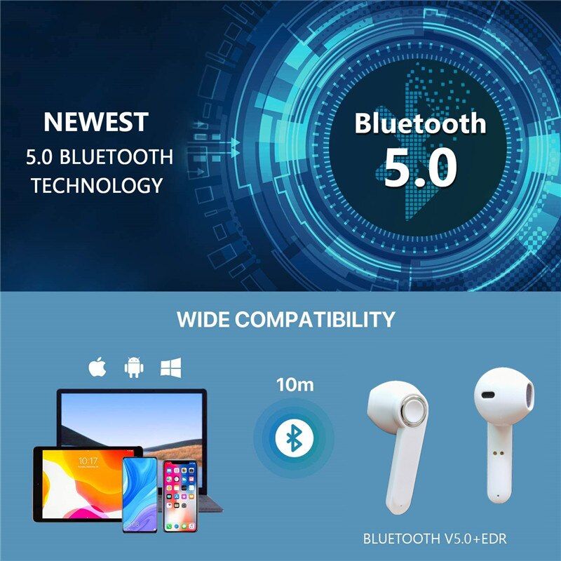 SD-202 TWS Earbuds with High Definition Mic | Hifi Media Store