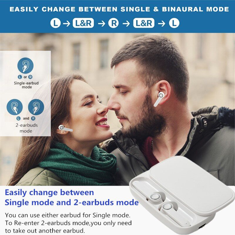 SD-202 TWS Earbuds with High Definition Mic | Hifi Media Store