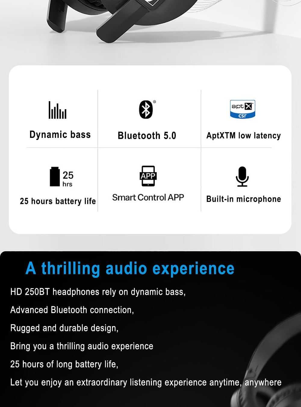 SENNHEISER HD250BT Bluetooth Headphones | Hifi Media Store