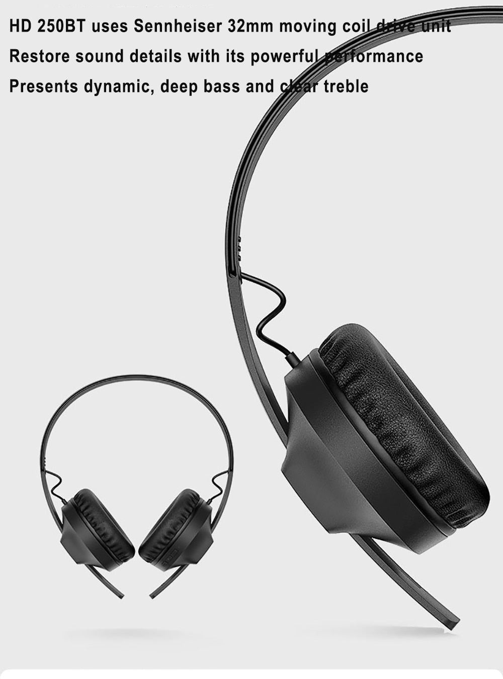 SENNHEISER HD250BT Bluetooth Headphones | Hifi Media Store