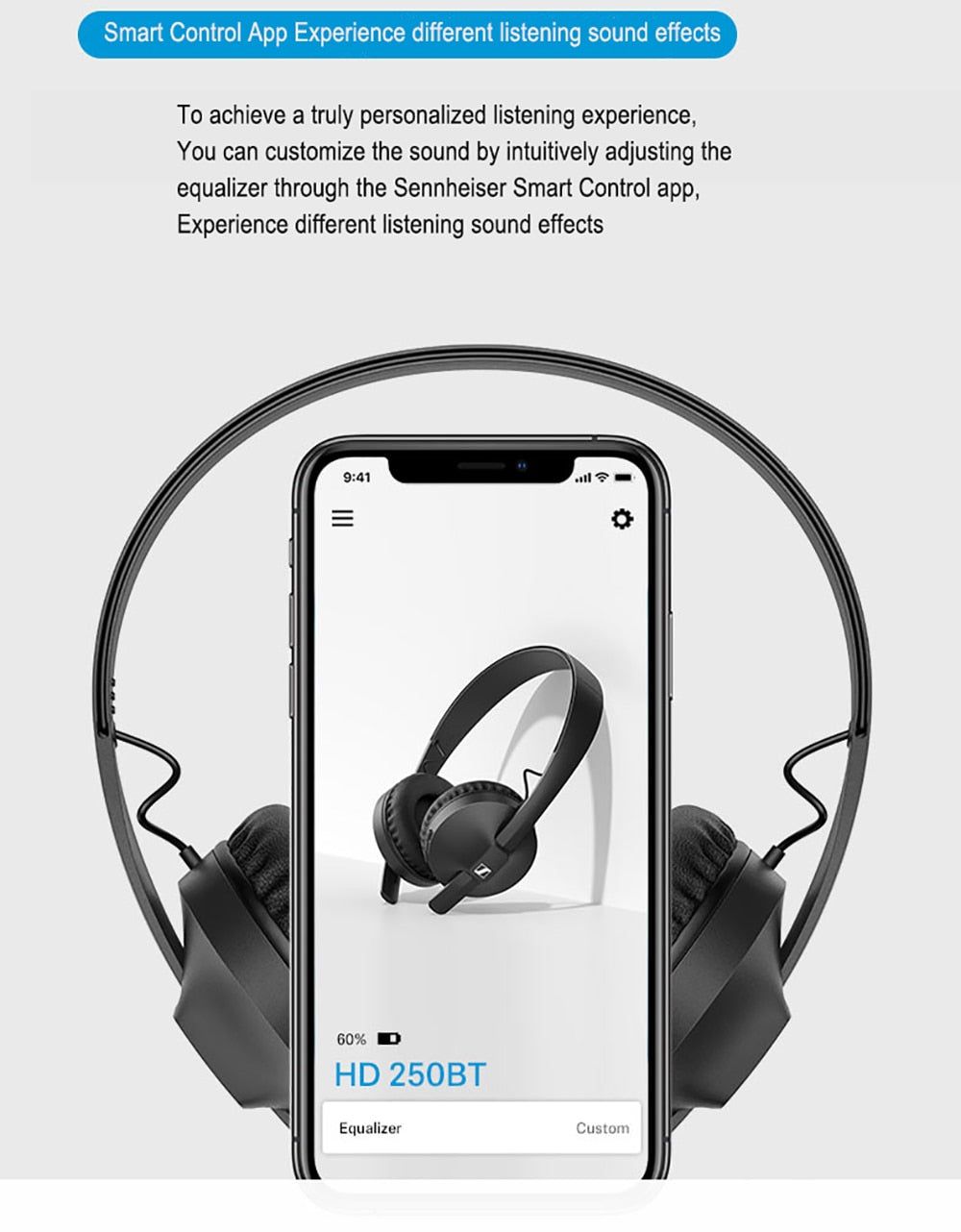 SENNHEISER HD250BT Bluetooth Headphones | Hifi Media Store