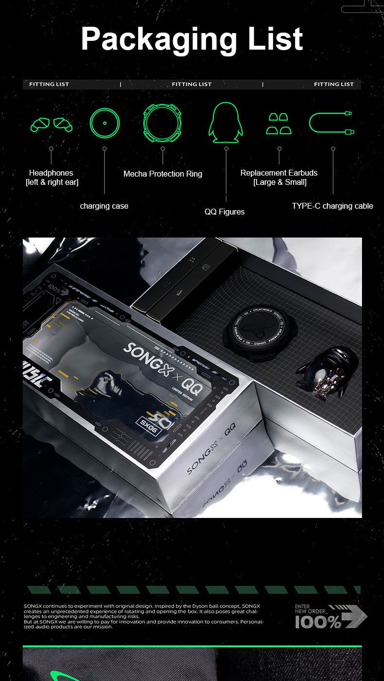 SONGX QQ SX06 TWS Bluetooth Earbuds Limited Edition | Hifi Media Store