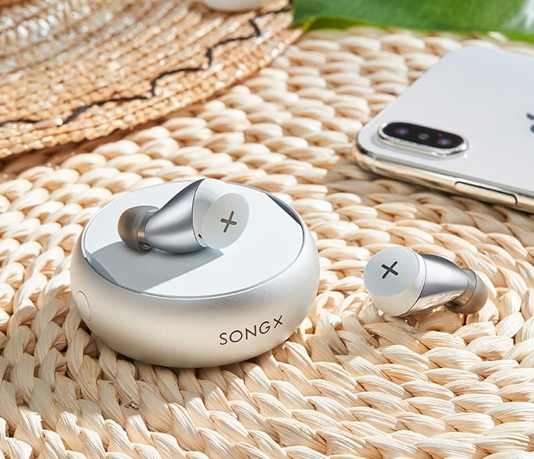 SONGX X06 - Auriculares Bluetooth TWS Blanco-plateado | Hifi Media Store
