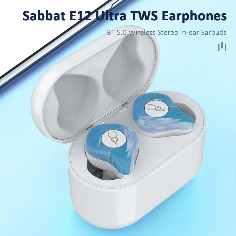 Sabbat E12 Ultra Marble Series TWS Earbuds | Hifi Media Store