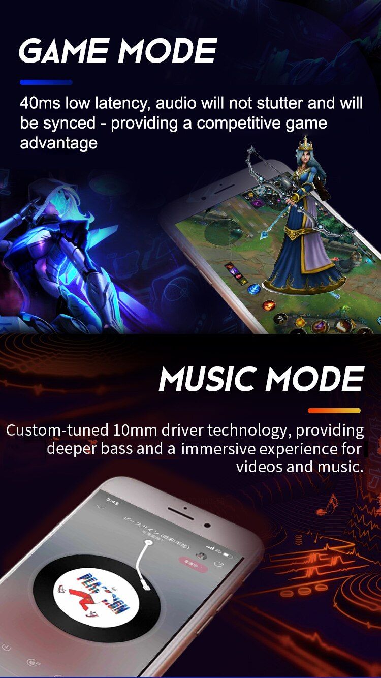 Sabbat G12 Elite - Auriculares Gaming TWS | Hifi Media Store