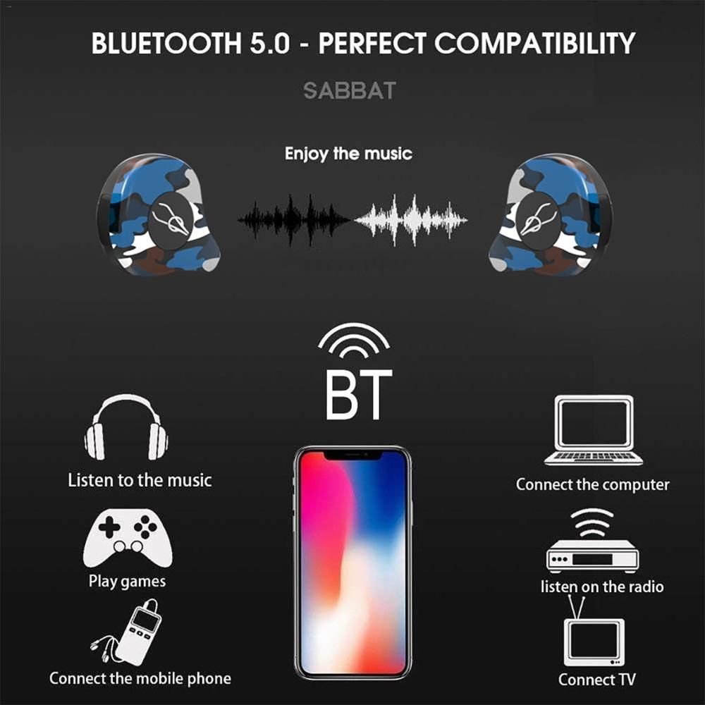 Sabbat Ultra Camouflage Series TWS Earbuds | Hifi Media Store
