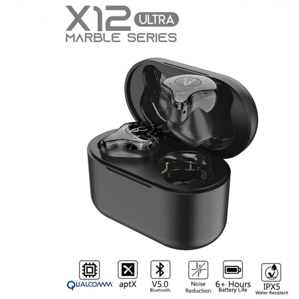 Sabbat X12 Ultra Marble Series - Auriculares TWS Advanced Stone | Hifi Media Store